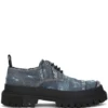 Men Dolce & Gabbana Patchwork-detail Lace-up Loafers