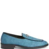 Men Giuseppe Zanotti Snakeskin-effect Leather Loafers