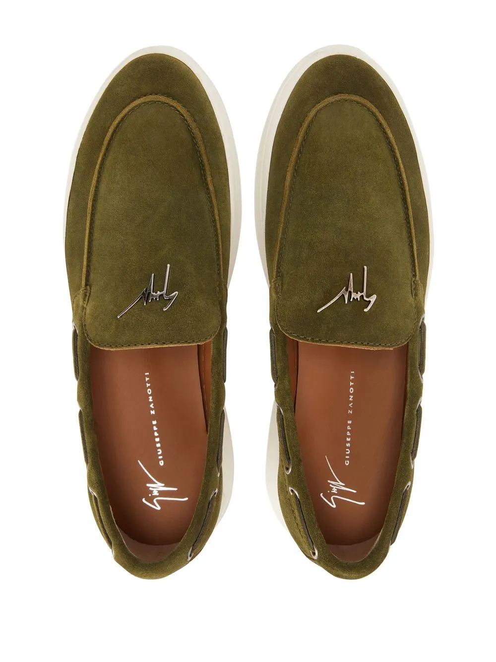Men Giuseppe Zanotti Conley Suede Derby Shoes - Image 4