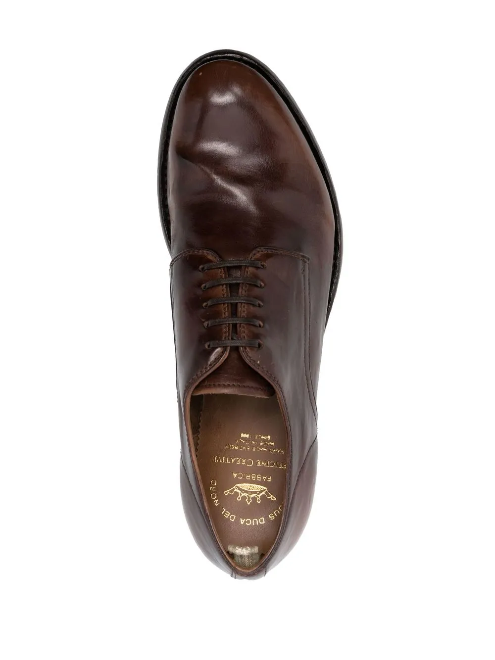Men Officine Creative Anatomia Leather Derby Shoes - Image 4