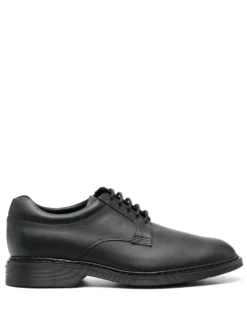 Men Hogan Lace-up Leather Derby Shoes