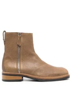 Men OUR LEGACY Side-zip Leather Ankle Boots