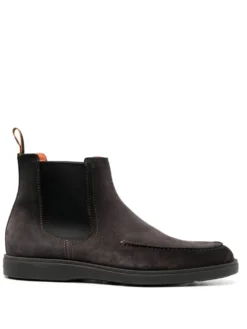 Men Santoni Suede Ankle Boots