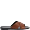 Men Giuseppe Zanotti Flavio Crossed-leather Sandals