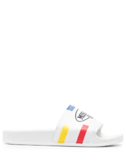 Men Missoni Logo-print Rubber Slides