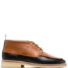 Men Thom Browne Top Deck Two-tone Derby Shoes