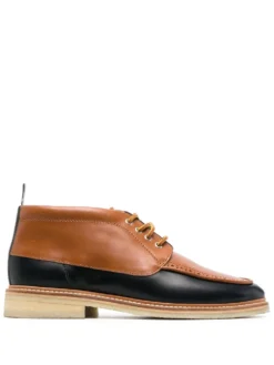 Men Thom Browne Top Deck Two-tone Derby Shoes