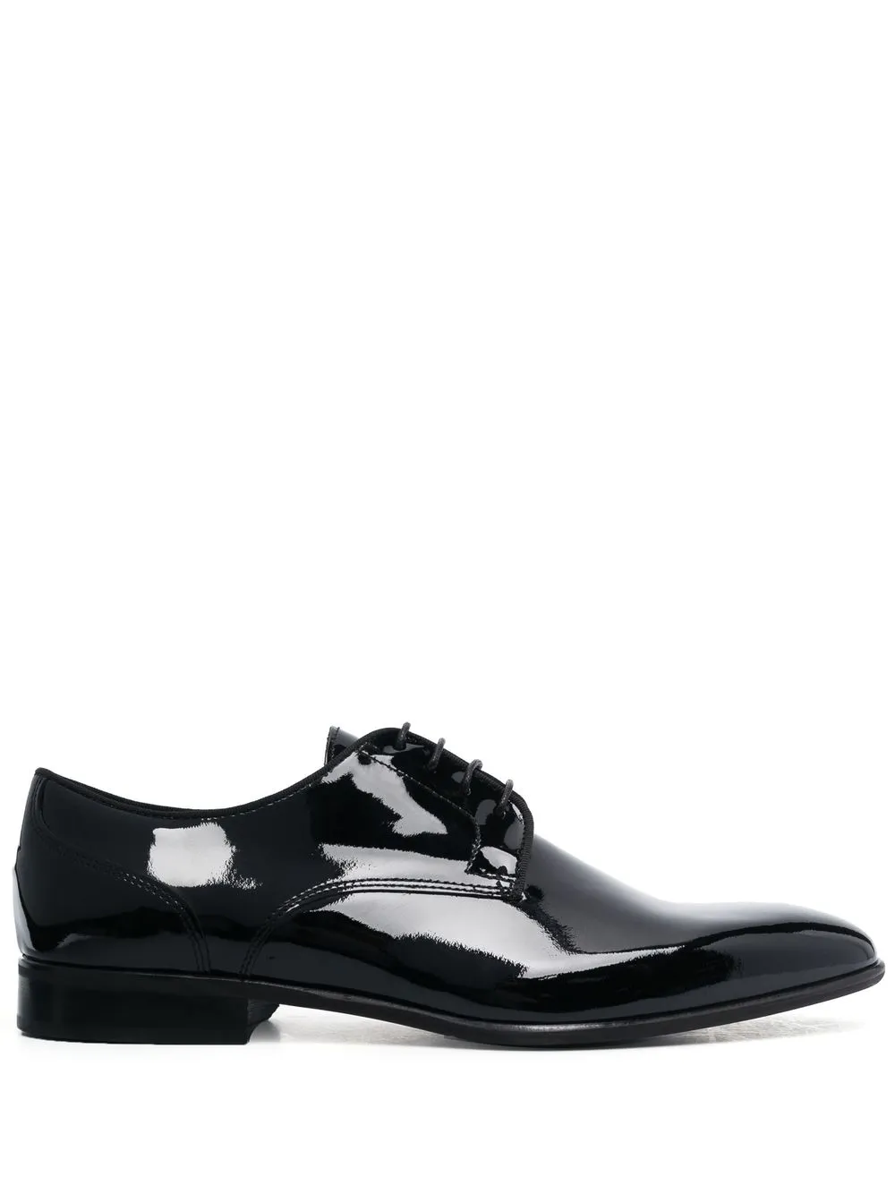 Men Corneliani Patent-finish Derby Shoes