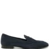 Men Brioni Bologna Leather Penny Loafers