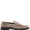 Men Doucal&apos;s Suede-leather Contrasting-sole Loafers