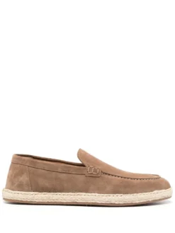 Men Doucal&apos;s Suede Slip-on Espadrilles