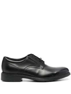 Men Geox Dublin Leather Derby Shoes