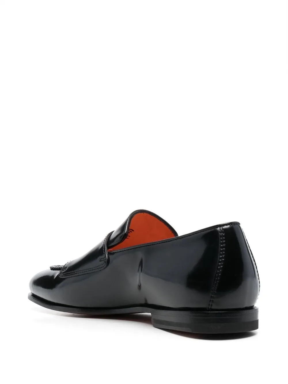Men Santoni Buckled-leather Monk Shoes - Image 3
