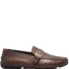 Men Santoni Buckled Leather Monk Shoes