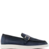 Men Santoni Dread Square-toe Monk Shoes