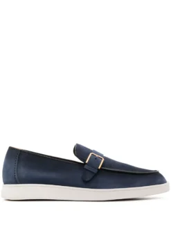 Men Santoni Dread Square-toe Monk Shoes
