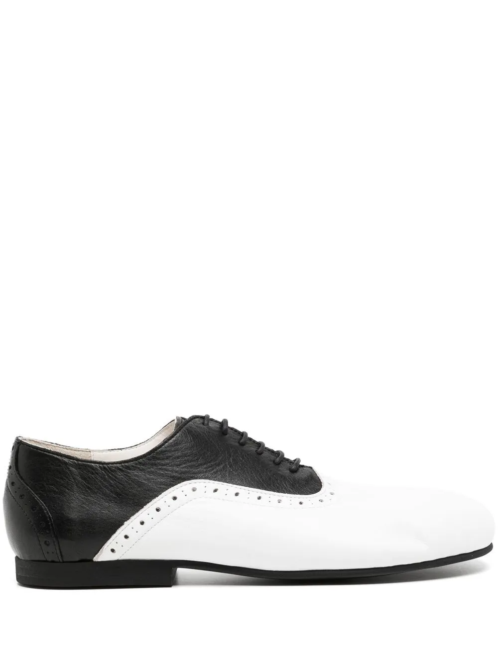 Men Comme Des Garçons Homme Plus Two-tone Leather Derby Shoes