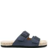 Men Manebi Buckle-strap Suede Espadrille Sandals