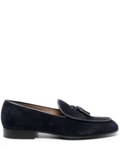 Men Gianvito Rossi Tassel-detail Suede Loafers