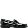 Men Golden Goose Patent-finish Penny Loafers