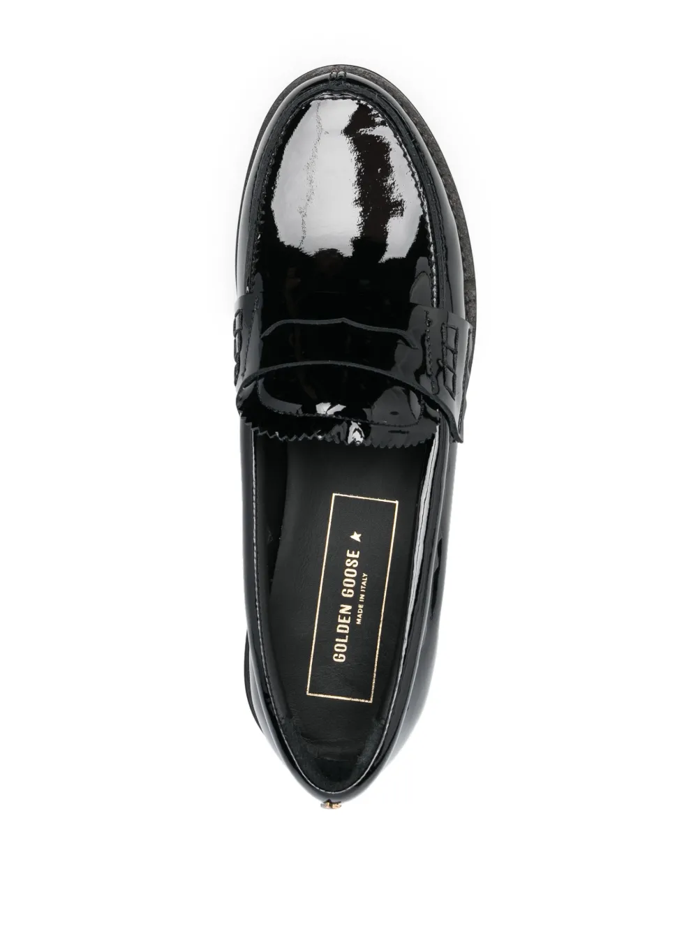 Men Golden Goose Patent-finish Penny Loafers - Image 4