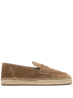 Men Gianvito Rossi Round-toe Suede Espadrilles