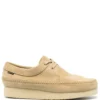 Men Clarks Seam-detail Suede Derby Shoes