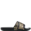 Men Just Cavalli Logo-print Slides