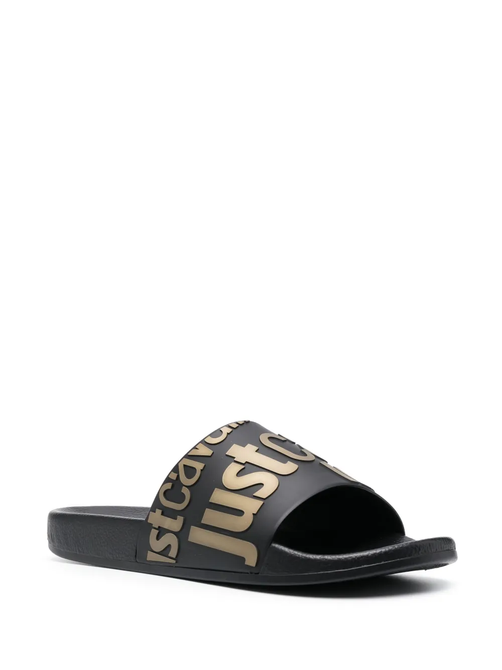 Men Just Cavalli Logo-print Slides - Image 2