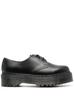 Men Dr. Martens Faux-leather Derby Shoes