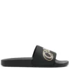 Men Roberto Cavalli Logo-print Flat Slides