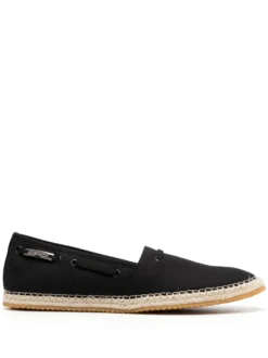 Men Roberto Cavalli Logo-plaque Flat Espadrilles