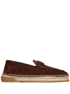 Men Valentino Garavani Leisure Flows Suede Espadrilles