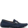 Men Baldinini Fully-perforated Suede Loafers