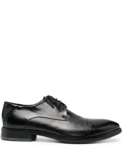 Men Baldinini Smooth-grain Leather Derby Shoes
