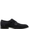 Men BOSS Double-buckle Suede Shoes
