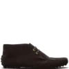 Men Car Shoe Ankle-length Suede Booties