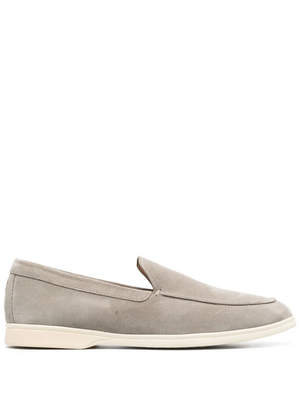 Men Henderson Baracco Almond-toe Suede Loafers