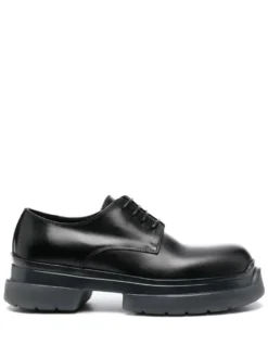 Men Ann Demeulemeester Lace-up Leather Derby Shoes