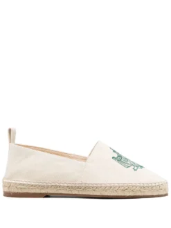 Men Maison Kitsuné Embroidered-logo Espadrilles