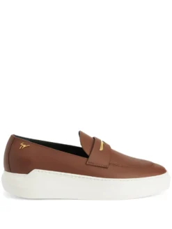 Men Giuseppe Zanotti New Conley Leather Loafers