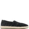 Men Officine Creative Woven Leather Espadrilles
