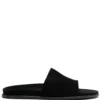 Men Paul Warmer Open-toe Suede Slippers