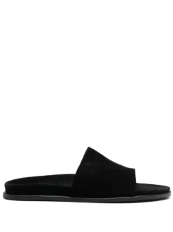 Men Paul Warmer Open-toe Suede Slippers