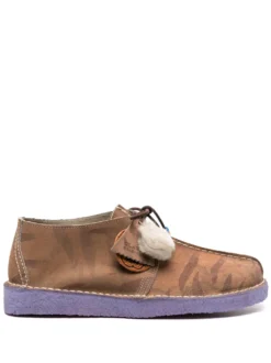 Men Clarks X Aries Desert Trek Suede Boots