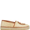 Men Gucci Interlocking G Raffia Espadrilles
