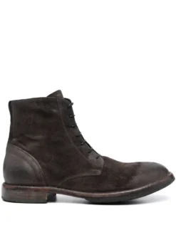 Men Moma Lace-up Leather Boots