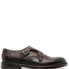 Men Doucal&apos;s Buckle-strap Leather Monk Shoes