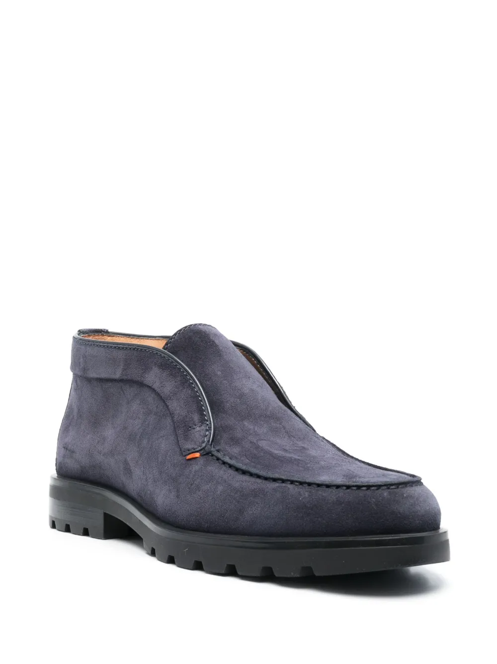 Men Santoni Detroit Rock Suede Boots - Image 2